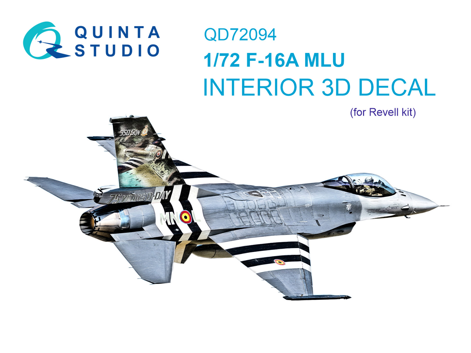Quinta Studio 1/72 F-16A MLU #72094 (for Revell Kit)